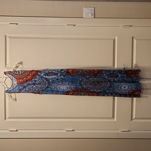 Womens multi-color maxi dress